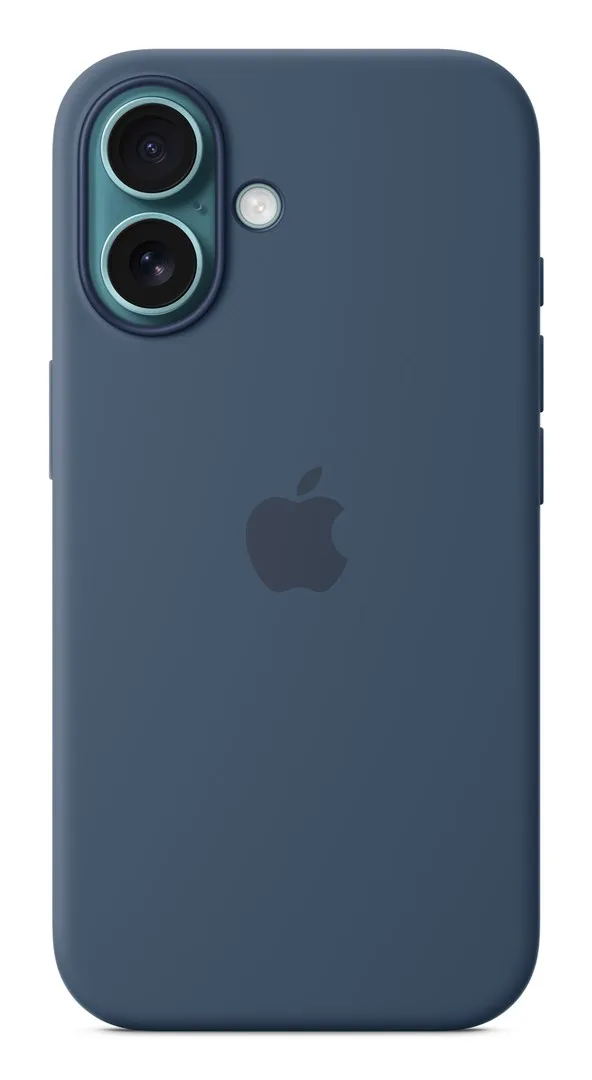 Apple IPhone16 Silicone Case With MagSafe - Denim