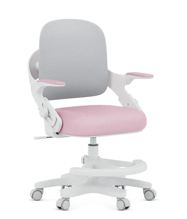 Fotel Obrotowy Junior 4.3 Pink-Grey