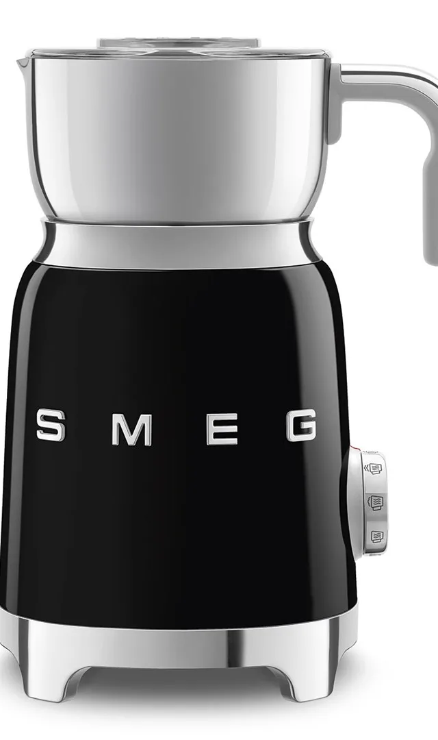 SMEG MFF11BLEU Milchaufschäumer 50`s Style schwarz