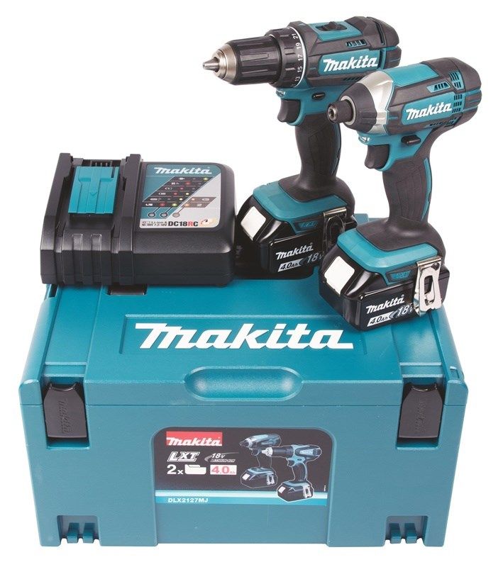 Makita Cordless Drill Set 18V DLX2127MJ