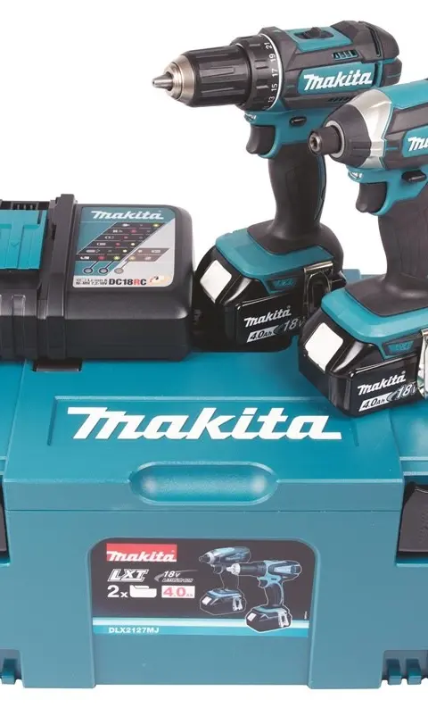 Makita Cordless Drill Set 18V DLX2127MJ