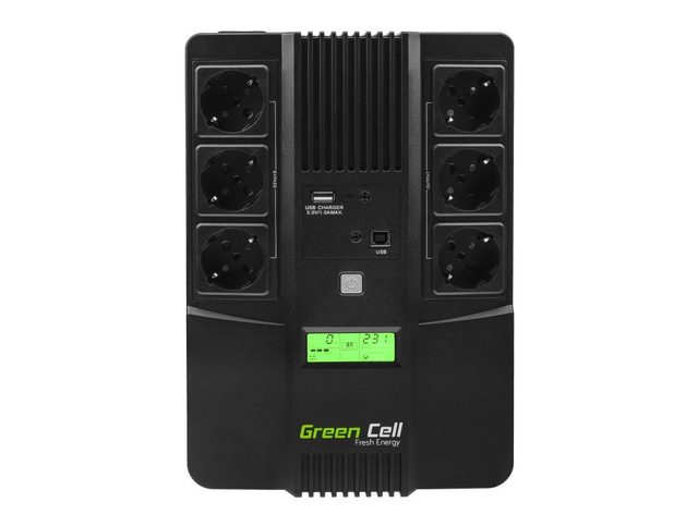 Green Cell UPS06 uninterruptible power supply (UPS) Line-Interactive 0.999 kVA 360 W 6 AC outlet(s)