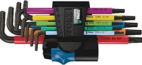 Wera 967/9 TX Multicolour HF 1 Winkelschl.Satz M. Haltefunkti