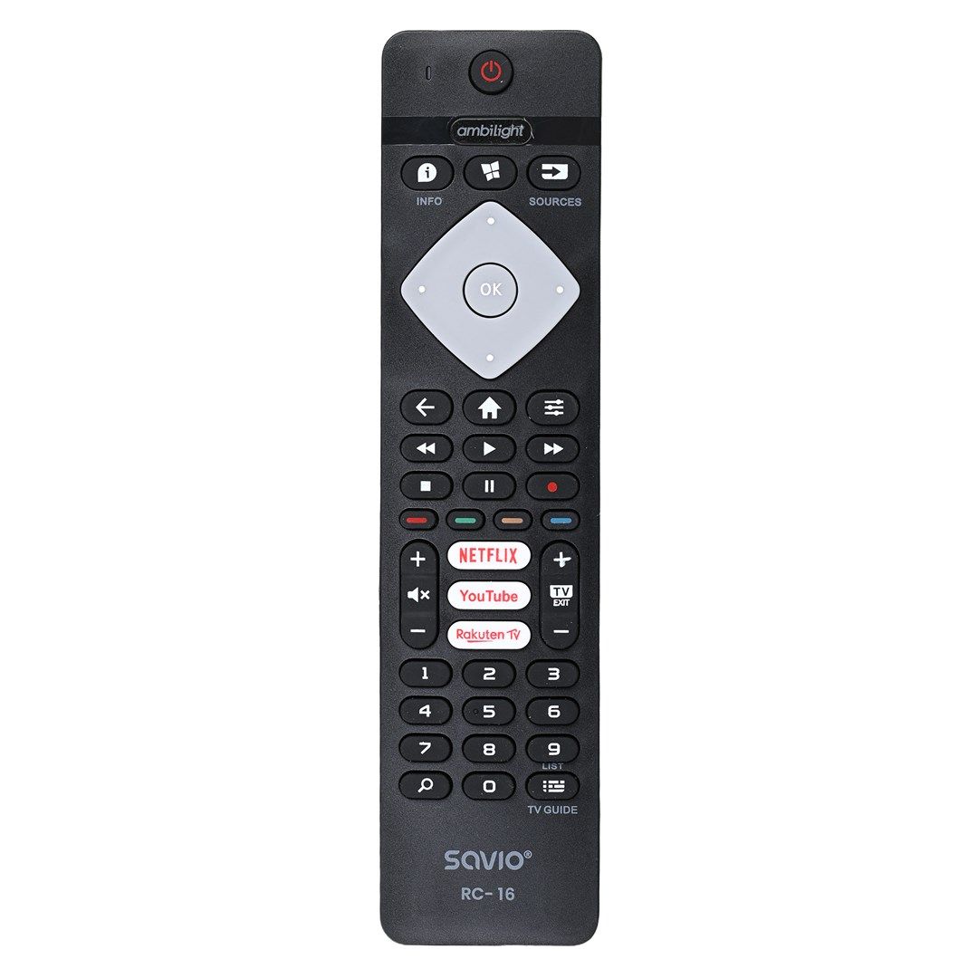 Savio Universal Remote Control/Replacement For Philips TV SMART TV RC-16