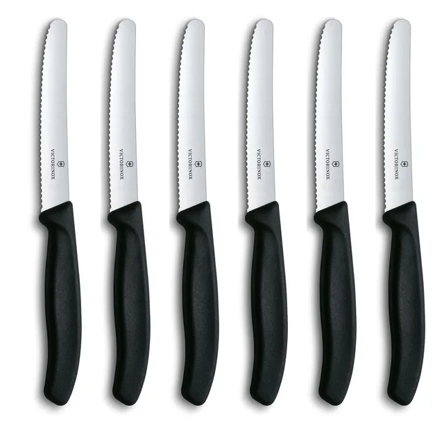 Kchenmesser-Set 6 Stck, 11cm Black 6.7833.6