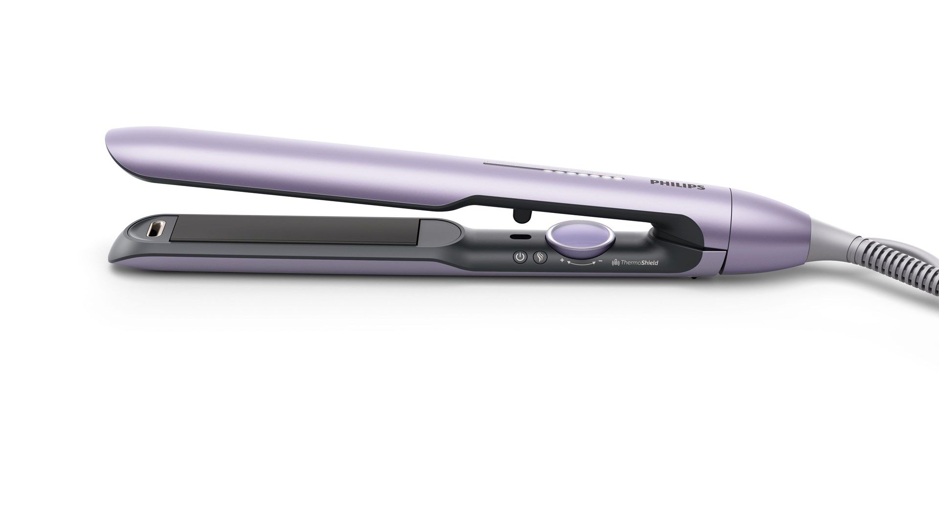 Philips 7000 series BHS742/00 hair styling tool Straightening iron Warm Purple 2 m