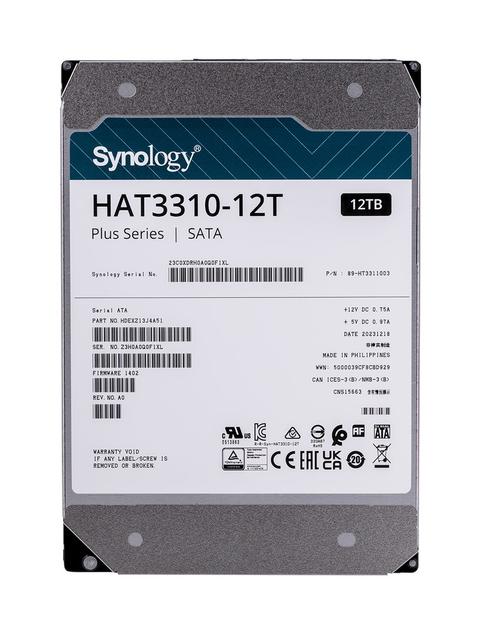 Synology HAT3310-12T internal hard drive 12 TB 7200 RPM 3.5" Serial ATA