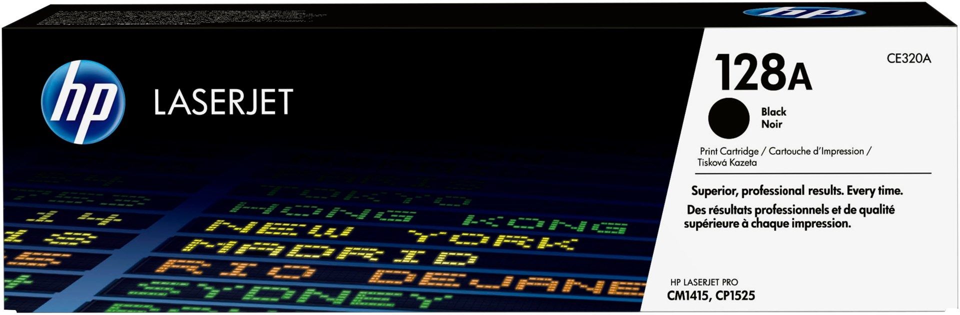 HP 128A Black Original LaserJet Toner Cartridge