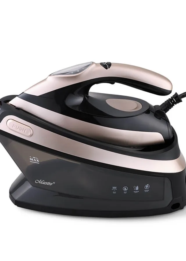 Maestro MR-320C Steam Ironing Station 2400 W 1.5 L Ceramic Soleplate Black Pink Gold
