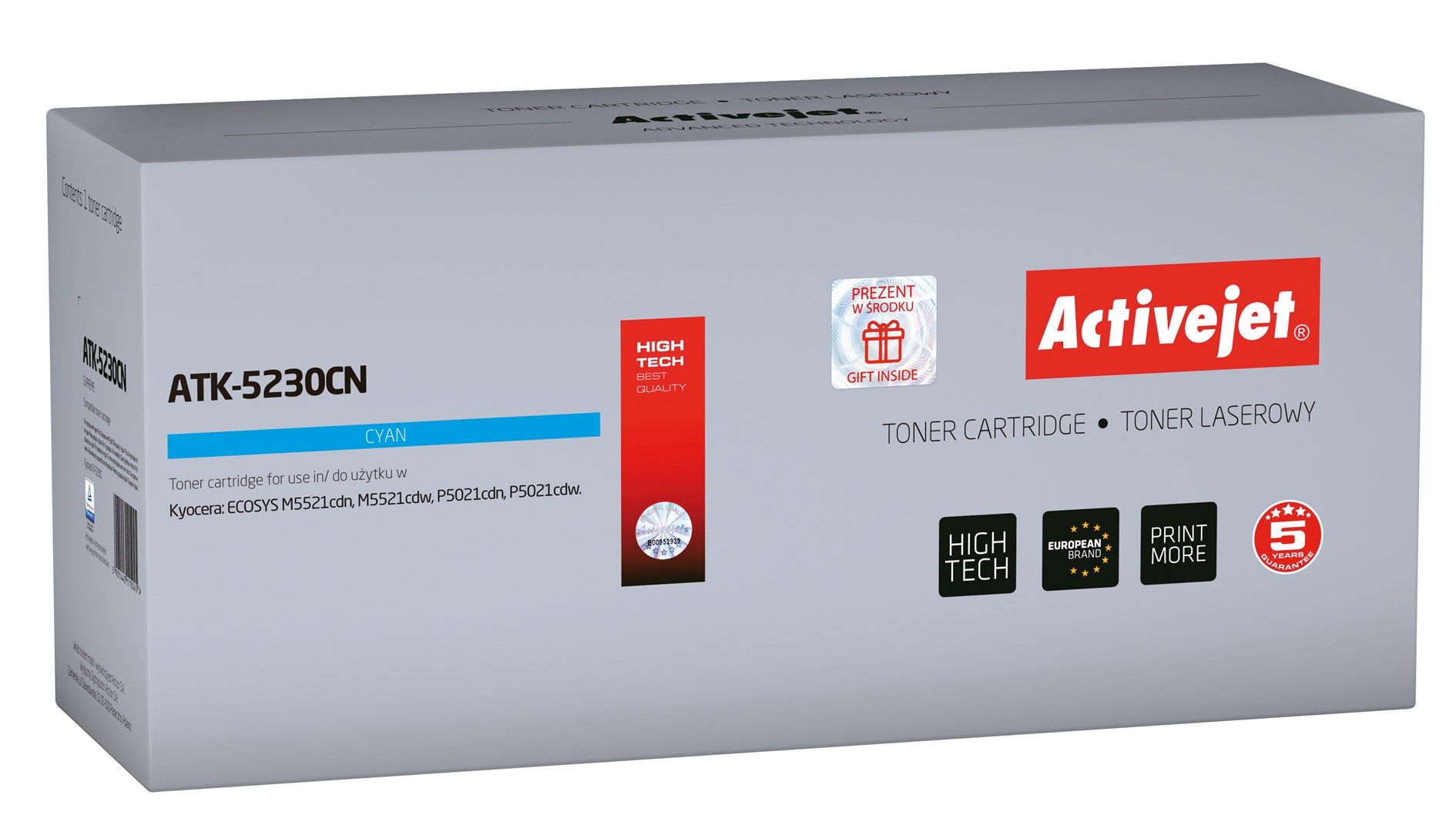 Activejet ATK-5230CN Cyan Toner Cartridge