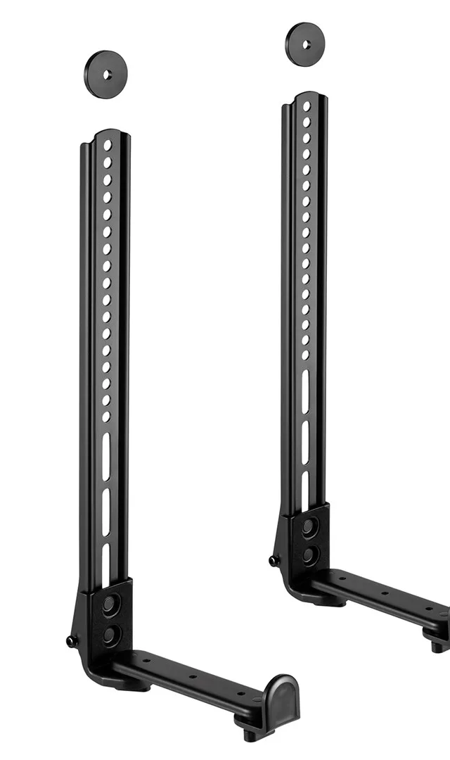 Maclean MC-914 Universal Soundbar Mount Speaker Holder Mounting Under TV Up To 15kg VESA Space Saving