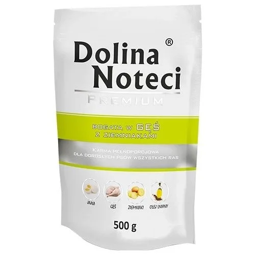 DOLINA NOTECI Premium Rich In Goose With Potatoes - Wet Dog Food - 500 G