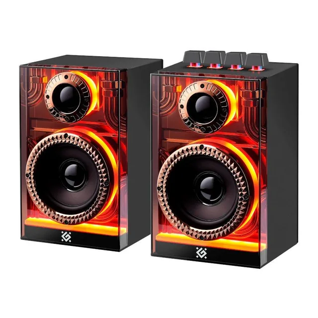 Głośniki Defender FUTURO 2.0 20W Bluetooth USB podświetlenie RGB MP3