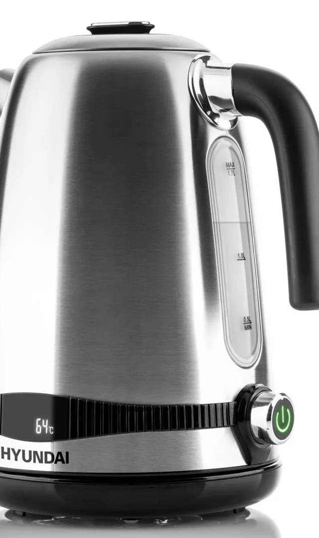 Hyundai VK770 Electric Kettle 1.7 L 2200 W Stainless Steel