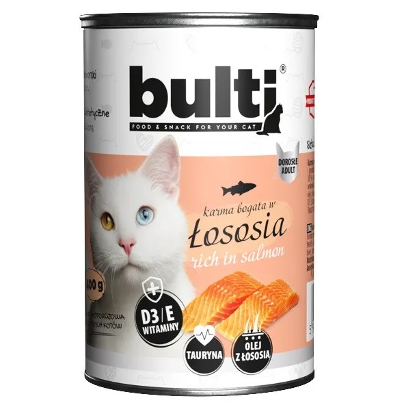 BULTI Rich In Salmon - Wet Cat Food - 400g