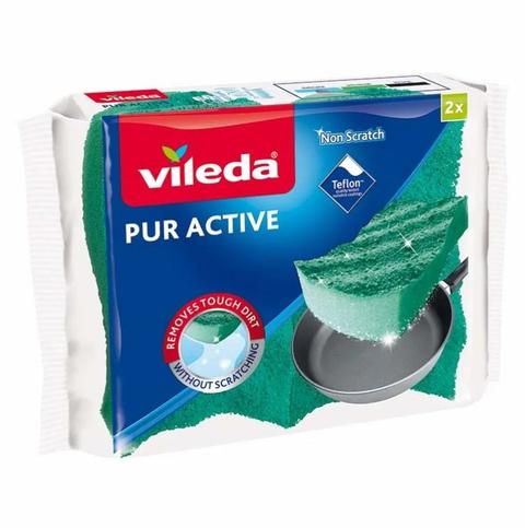 Sponge Scourer Vileda Pur Active 2 Pc(S)