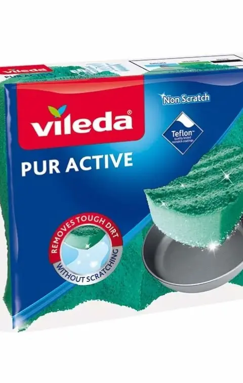 Sponge Scourer Vileda Pur Active 2 Pc(S)