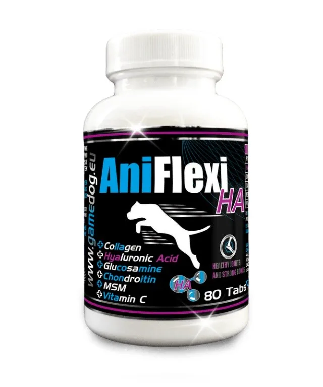 GAME DOG AniFlexi HA - Supplements For Dogs - 80 Tablets