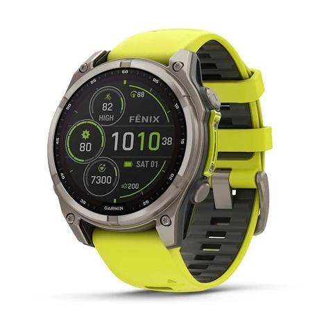Garmin Fenix 8 3.3 Cm (1.3 ) 47 Mm Digital 260 X 260 Pixels Touchscreen Titanium Wi-Fi GPS (Satellite)