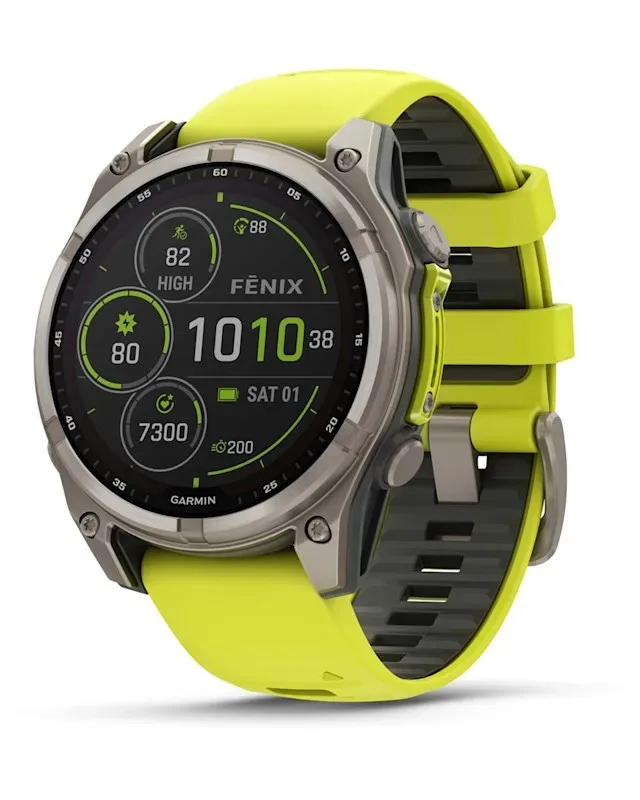 Garmin Fenix 8 3.3 Cm (1.3 ) 47 Mm Digital 260 X 260 Pixels Touchscreen Titanium Wi-Fi GPS (Satellite)