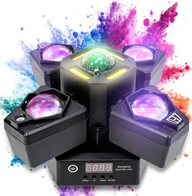 LIGHT4ME MADNESS QUATRO 4IN1 ruchomy multiefekt oś