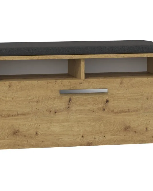 Topeshop RIVA SZAFKA ARTISAN Shoe Organizer Closed Oak