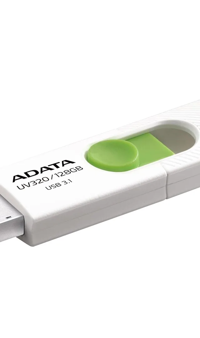 ADATA UV320 USB flash drive 128 GB USB Type-A 3.2 Gen 1 (3.1 Gen 1) Green, White