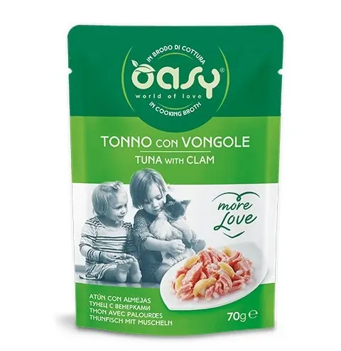 OASY More Love Tuna With Clam - Wet Cat Food - 70g