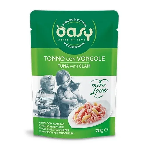 OASY More Love Tuna With Clam - Wet Cat Food - 70g
