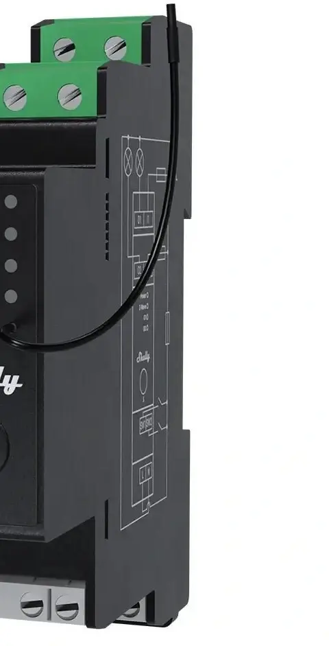 Shelly Wave Pro 2PM LR Two-Channel Z-Wave DIN Rail Controller