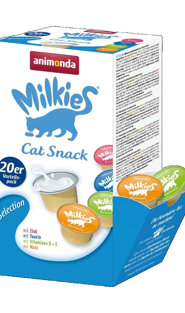 ANIMONDA Milkies Selection - Cat Treats - 20x15g