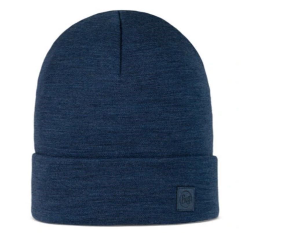 Gorro BUFF MERINO HEAVYWEIGHT BEANIE SOLID NIGHT BLUE