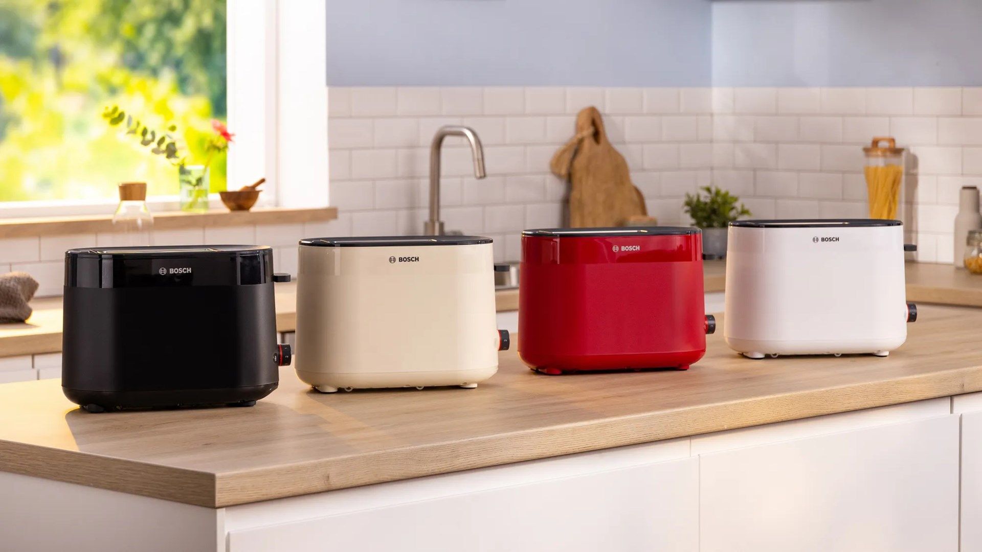 Bosch TAT2M124 Toaster 6 2 Slice(S) 950 W Red