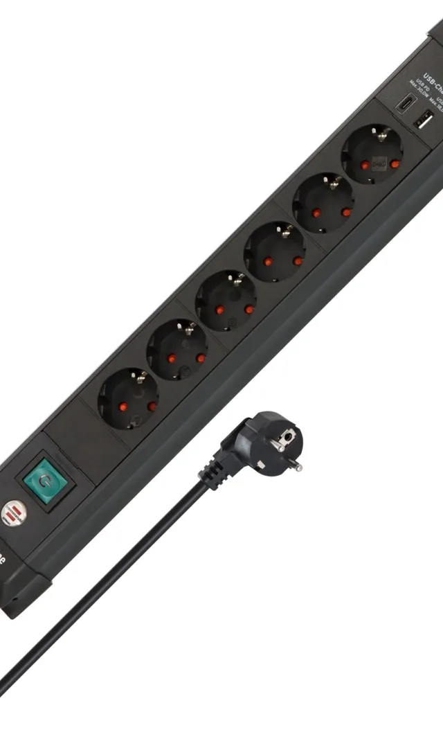 Brennenstuhl Premium Line 6fach Black DE