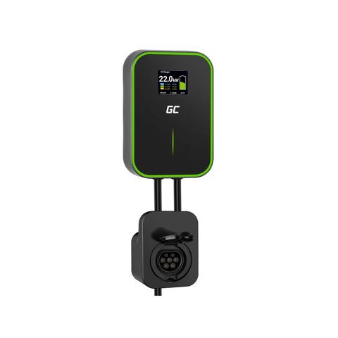 GREEN CELL WALLBOX EV POWERBOX 22KW WITH SOCKET RFID
