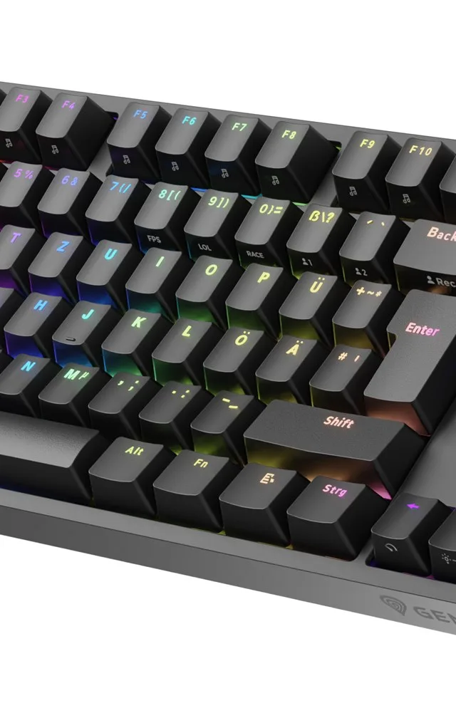 GENESIS Thor 404 TKL keyboard Gaming USB QWERTZ German Black