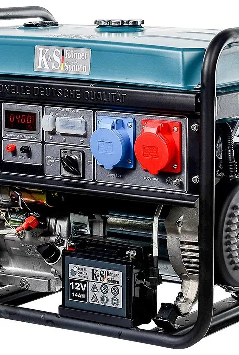 KÖNNER SÖHNEN PETROL GENSET/GENERATOR 5 0KW 230/400V ELECTRIC START AVR VST KS7000E-1/3