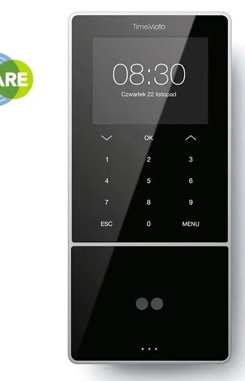Safescan TimeMoto TM-838 SC Time Attendance System: RFID PIN Code MIFAME IDESfire Face Recognition