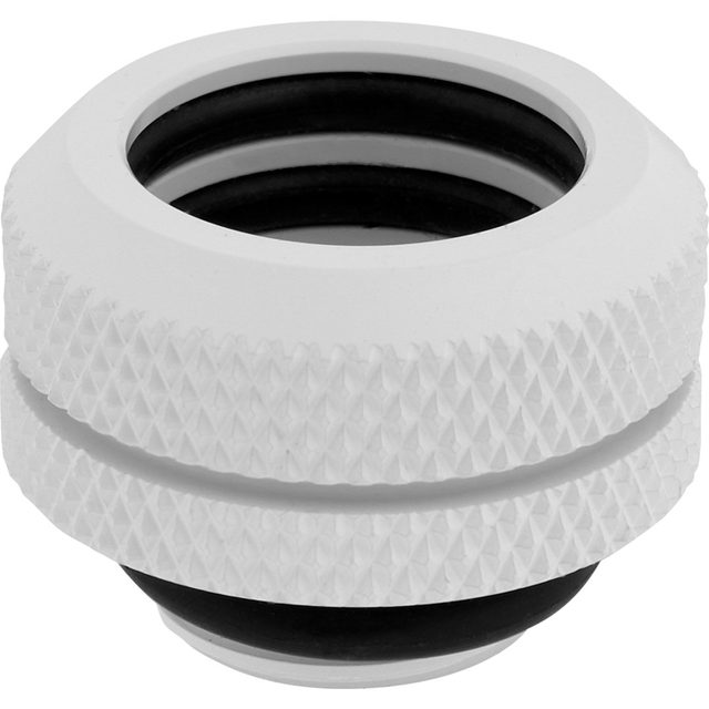 K Corsair Hydro X Series XF Hardline Connection Straight G1/4 To 14mm AD Hardtube Pack Of 4 White