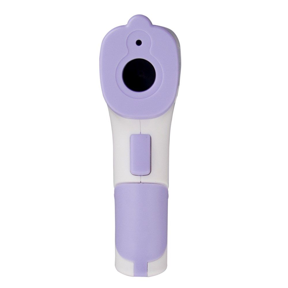Esperanza ECT002 Digital Body Thermometer Remote Sensing Thermometer Purple White Ear Forehead Oral Rectal Underarm Buttons