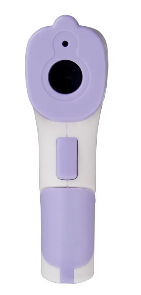 Esperanza ECT002 Digital Body Thermometer Remote Sensing Thermometer Purple White Ear Forehead Oral Rectal Underarm Buttons