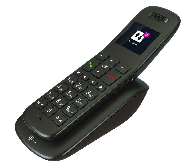 Telekom Speedphone 32 - IP Grotastenschnurlostelefon - Ebenholz