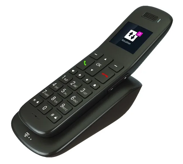 Telekom Speedphone 32 - IP Grotastenschnurlostelefon - Ebenholz