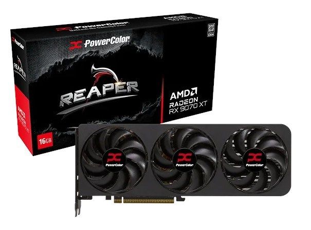 PowerColor Reaper Radeon RX 9070 XT AMD 16 GB GDDR6