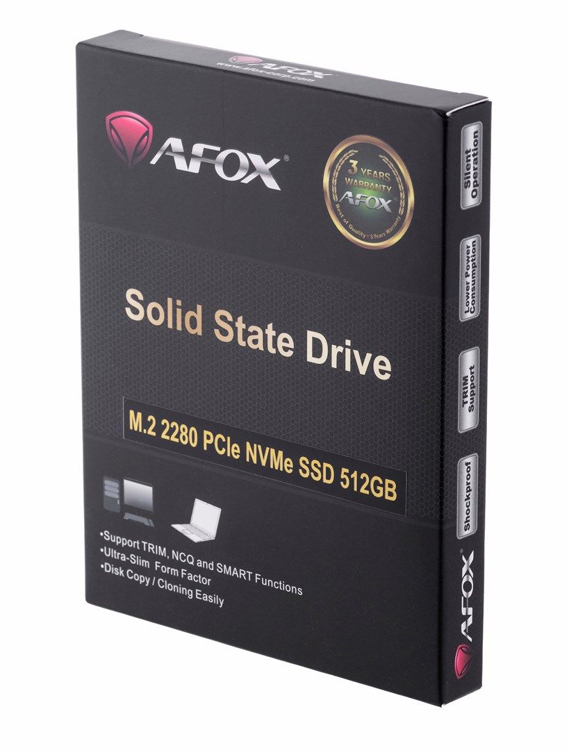 AFOX ME300-512GN internal solid state drive 512 GB M.2 PCI Express 3.0 NVMe 3D NAND
