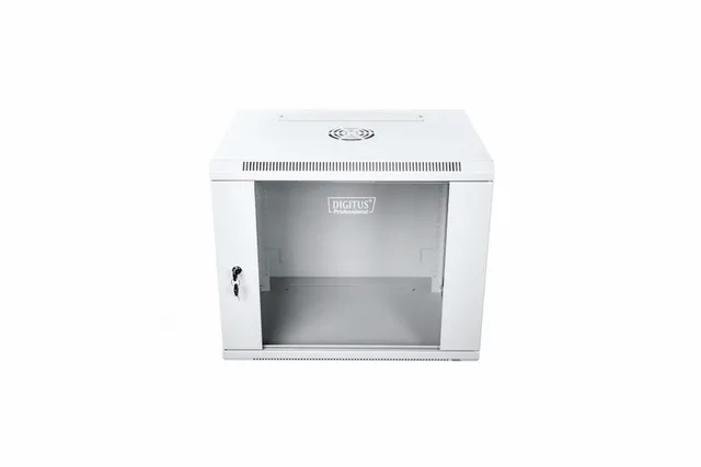 Digitus DN-W19 09U/450 rack cabinet 9U Wall mounted rack Light grey