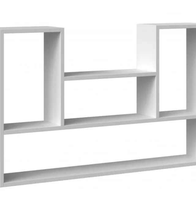 BILBAO 4P Hanging Rack 100x16x60 Cm White