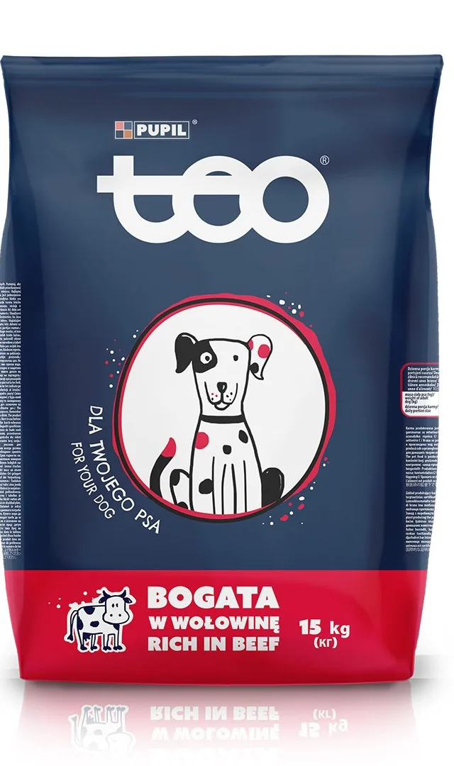 TEO Rich In Beef - Dry Dog Food - 15kg