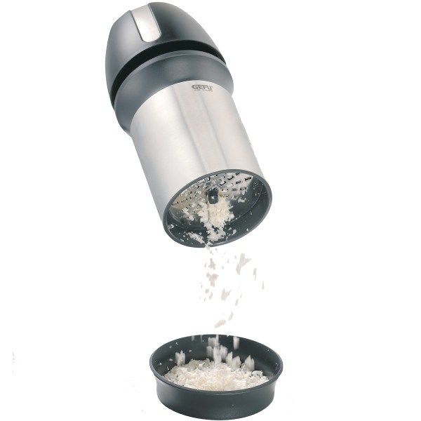 GEFU 34680 Manual Grater/Spiralizer Black Stainless Steel