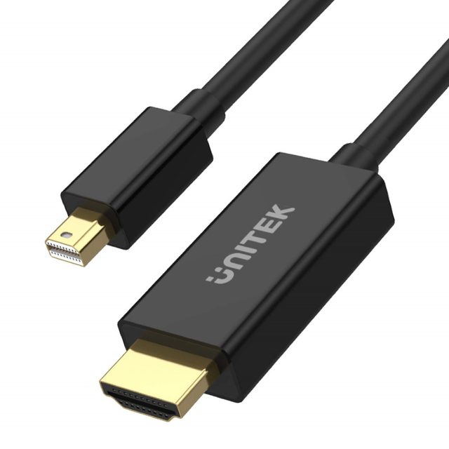 UNITEK V1152A video cable adapter 2 m Mini DisplayPort HDMI Black